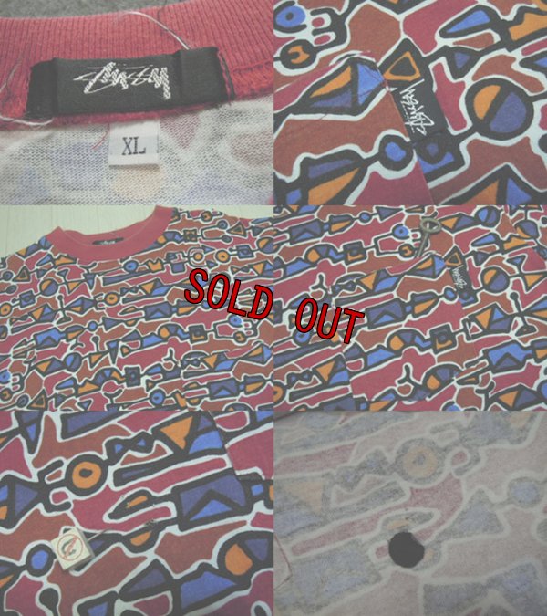 画像3: 80's stussy Tシャツ／黒タグ-USA製／XL