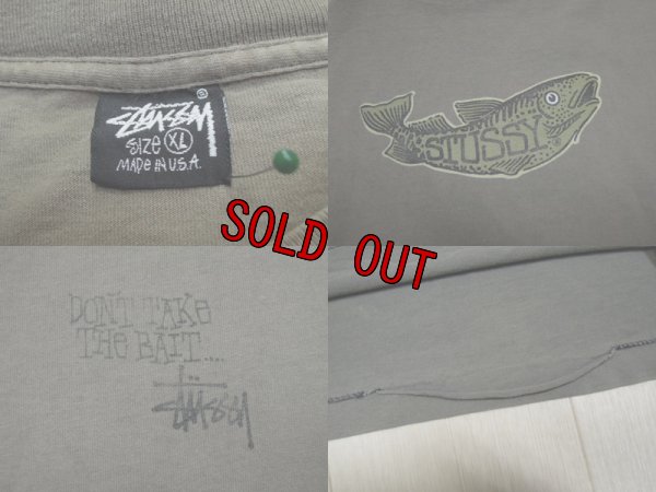 画像3: 80's stussy Tシャツ／黒タグ-USA製／XL