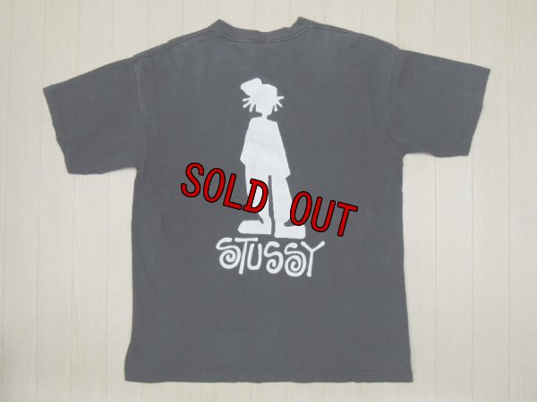 画像1: 90's stussy Tシャツ／白タグ-USA製／XL