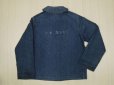 画像1: 〜40's US NAVY デニムジャケット／メタルチャンジ／珍品BIG SIZE (1)