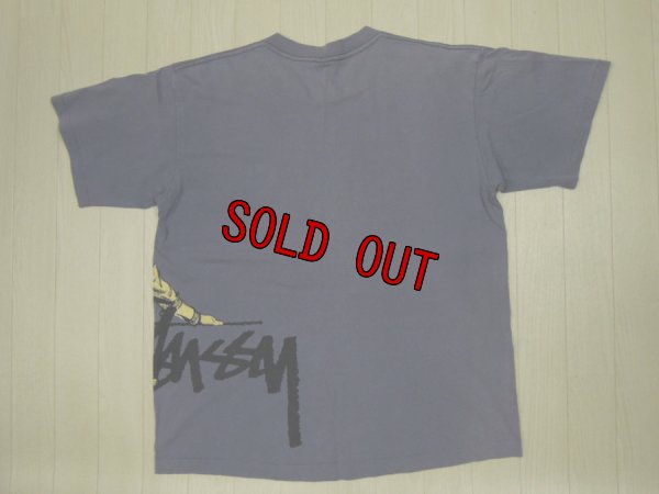 画像2: 80's stussy Tシャツ／黒タグ-USA製／XL