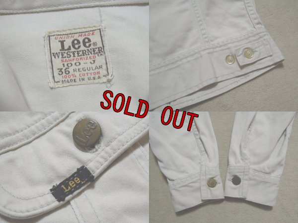 画像3: 60's Lee 100-J WESTERNER／３６Reg