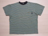 80's stussy Tシャツ／黒タグ-USA製／XL