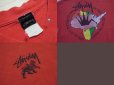 画像3: 80's stussy Tシャツ／黒タグ-USA製／初期ラスタ／L (3)