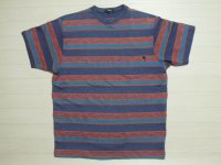 80's stussy Tシャツ／黒タグ-USA製／L