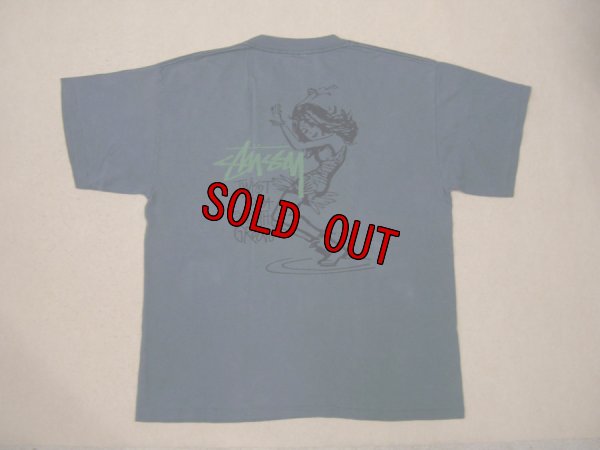 画像1: 80's 黒タグ stussy Tシャツ／Dancing Girl
