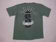 画像1: 80's 黒タグstussy 半袖Tシャツ (1)