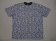 画像1: 80's 黒タグstussy総柄ポケット付き半袖Tシャツ (1)