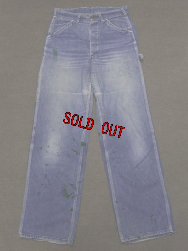画像1: 50's Lee 11WペインターPANTS/ロングLボタン