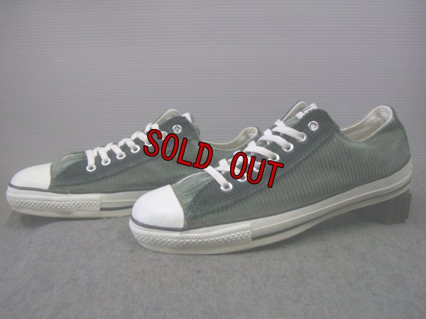 画像1: 90's CONVERSE ALL STAR／USA製,コーデュロイ／10ハーフ