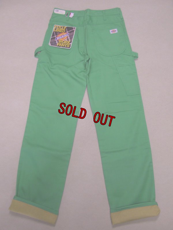 画像1: 70's〜USA製 DICKIES 裏ネル付き ペインターパンツ／DEAD／W32