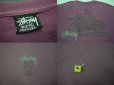 画像4: 80's 黒タグstussy Tシャツ／ハーレー／XL (4)
