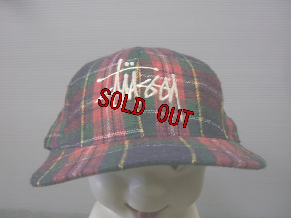 画像1: 〜90's stussy キャップ
