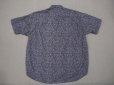 画像2: 80's黒タグ stussy ドル総柄 半袖シャツ (2)