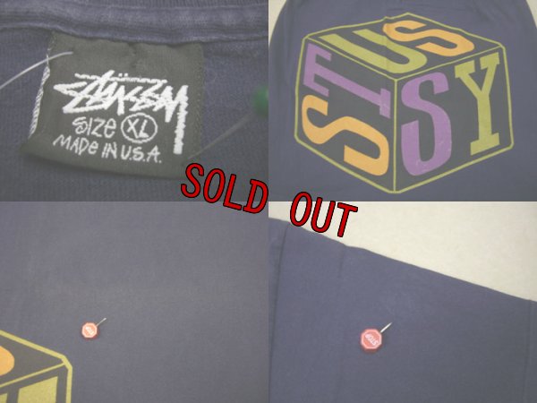画像3: 80's 黒タグstussy 半袖Tシャツ