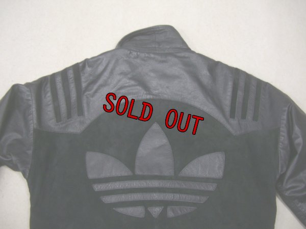 画像1: 80's adidas レザージャケット