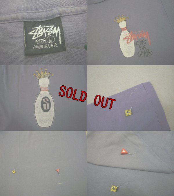 画像3: 80's 黒タグ stussy Tシャツ／L