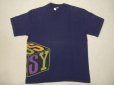 画像1: 80's 黒タグstussy 半袖Tシャツ (1)