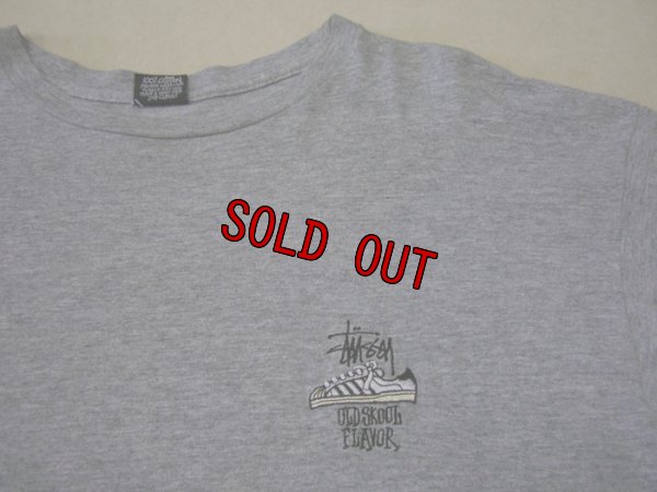 画像1: 80's黒タグ stussy Tシャツ／OLD SKOOL／XL