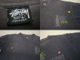 画像3: 80's 黒タグstussy 半袖Tシャツ (3)