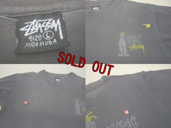 画像3: 80's 黒タグstussy 半袖Tシャツ