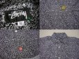 画像3: 80's黒タグ stussy ドル総柄 半袖シャツ (3)