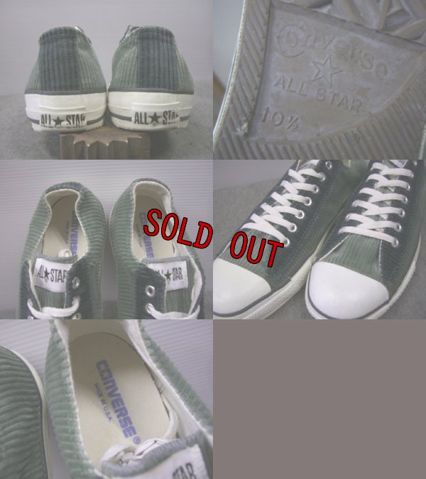 画像3: 90's CONVERSE ALL STAR／USA製,コーデュロイ／10ハーフ