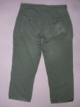 画像2: 〜50's US ARMY FATIGUE パンツ／13スターボタン (2)