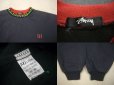 画像3: 80's黒タグ stussy ラスタスウェット (3)