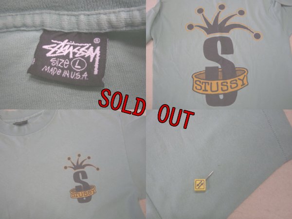 画像3: 80's 黒タグ stussy Tシャツ／L