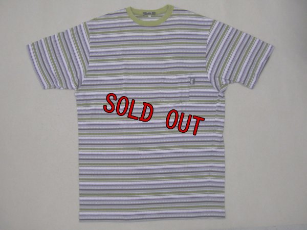 画像1: 80's 黒タグ stussy ジャガード総柄Tシャツ