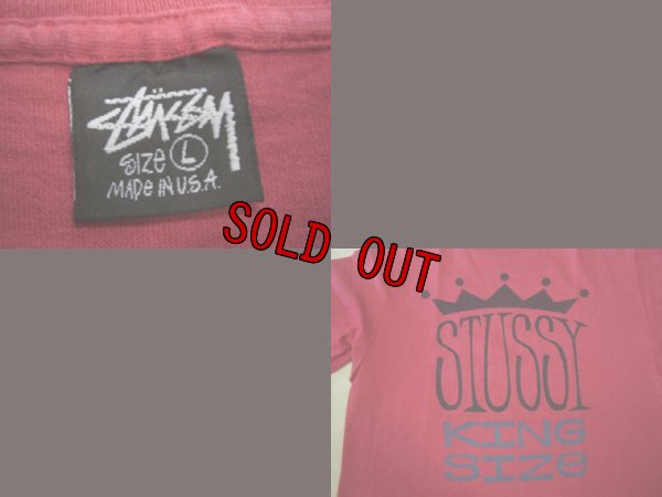 画像3: 80's 黒タグ stussy Tシャツ／L