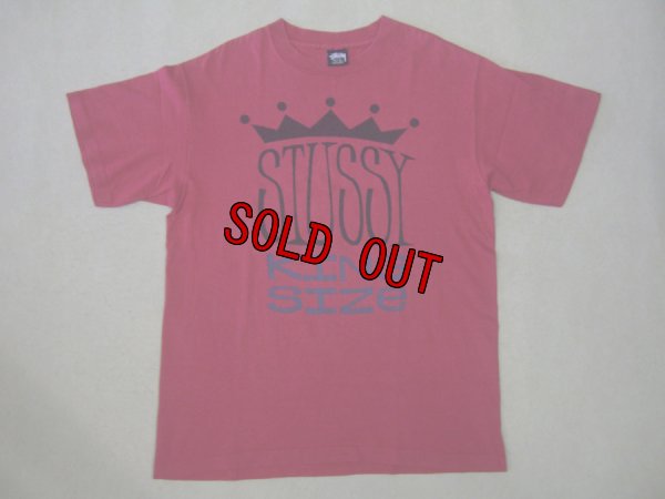 画像1: 80's 黒タグ stussy Tシャツ／L