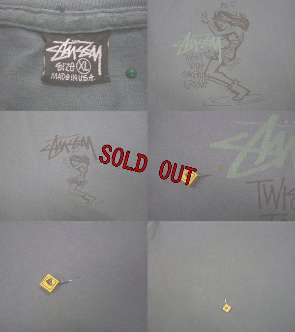 画像3: 80's 黒タグ stussy Tシャツ／Dancing Girl