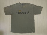 画像: 80's stussy Tシャツ／黒タグUSA製／XL
