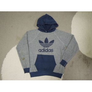 画像: 80's adidas パーカー／USA製,ツートン／L