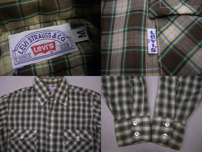 画像3: 〜80's Levi's チェックシャツ／M (3)