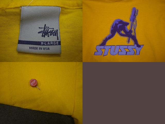画像: 〜00's stussy 半袖Tシャツ／USA製／XL