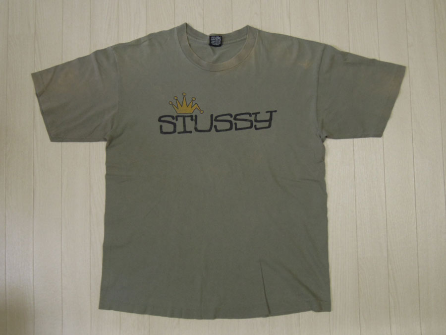 画像1: 80's stussy Tシャツ／黒タグUSA製／XL (1)