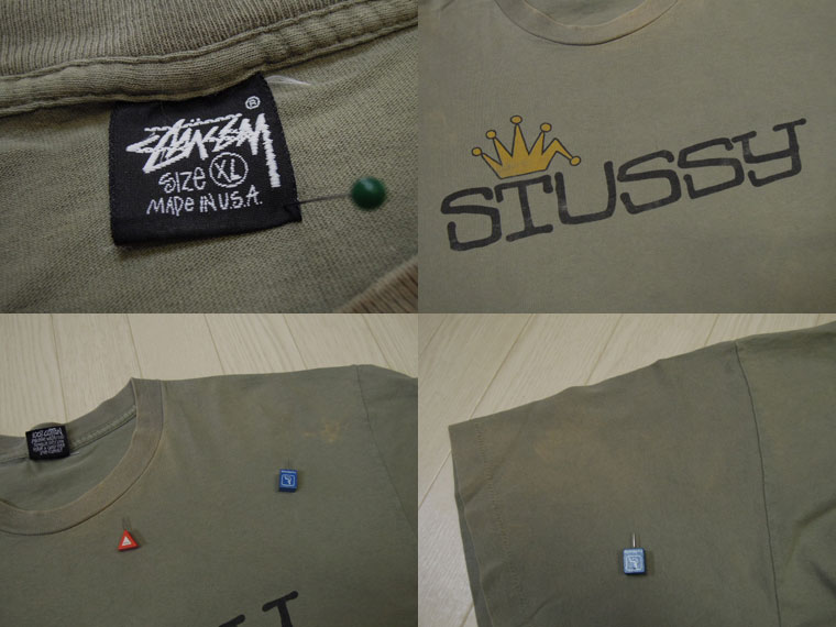 画像3: 80's stussy Tシャツ／黒タグUSA製／XL (3)