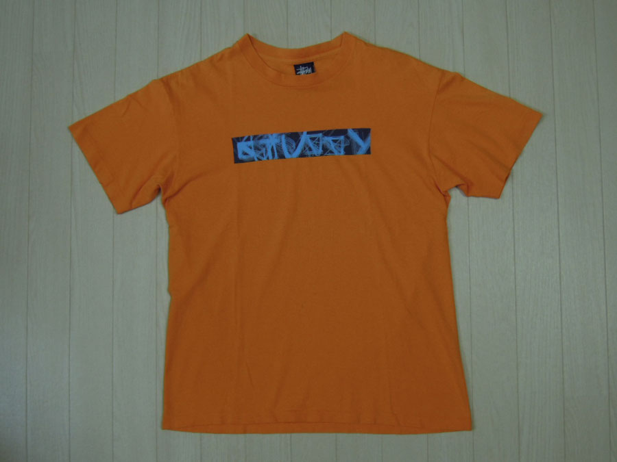 画像1: 〜00's stussy Tシャツ／USA製／M (1)