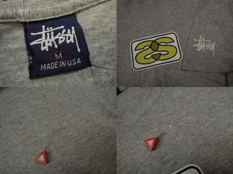 画像3: 〜00's stussy Tシャツ／USA製／M (3)