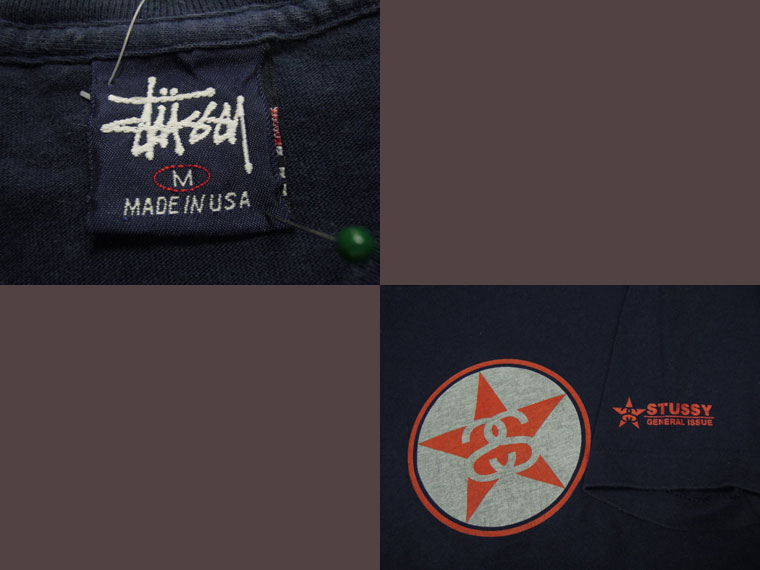 画像3: 〜00's stussy Tシャツ／USA製／M (3)