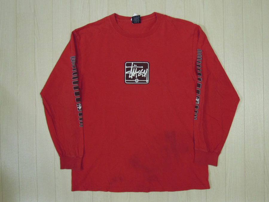 画像1: 90's stussy 長袖Tシャツ／USA製／L (1)