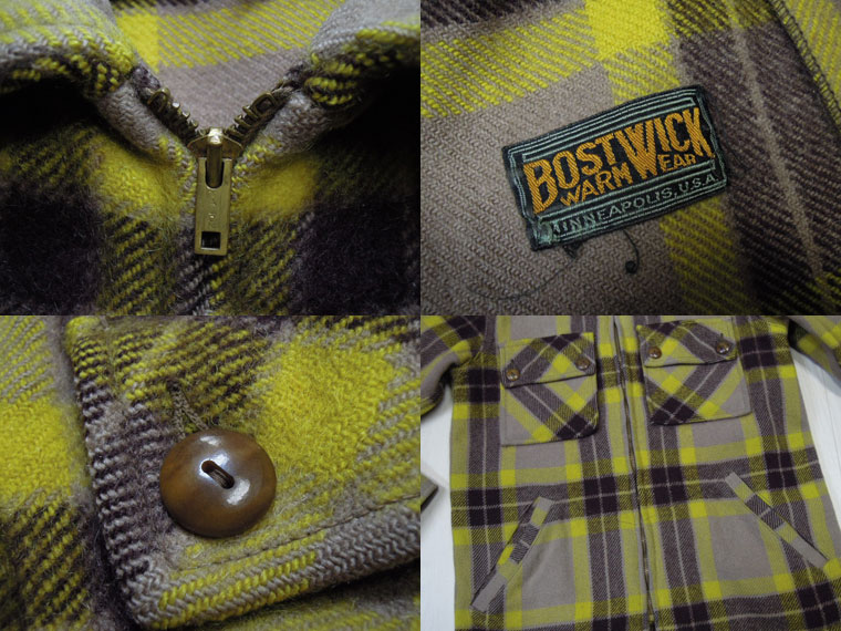 画像3: 〜50's BOSTWICK ウールジャケット／コの字ZIP (3)