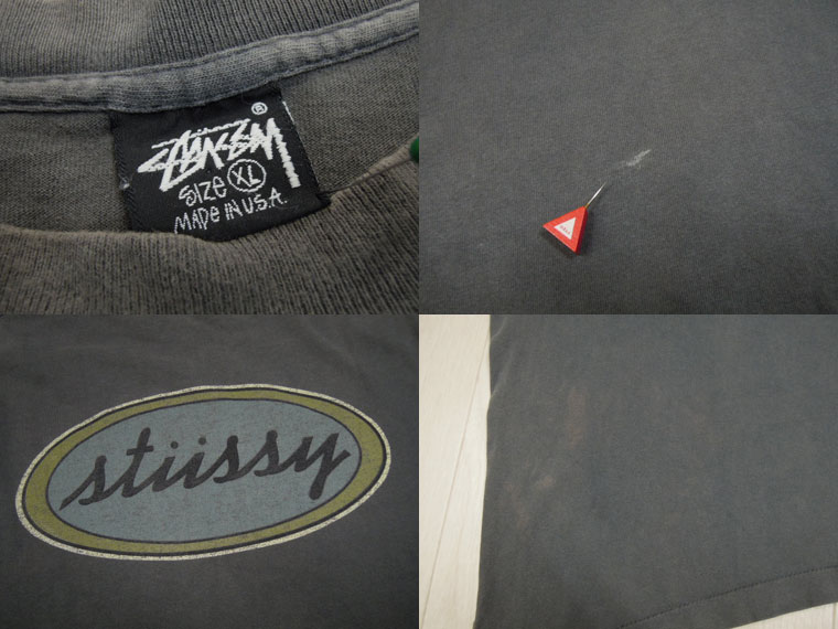 画像3: 80's stussy Tシャツ／黒タグ-USA製／XL (3)