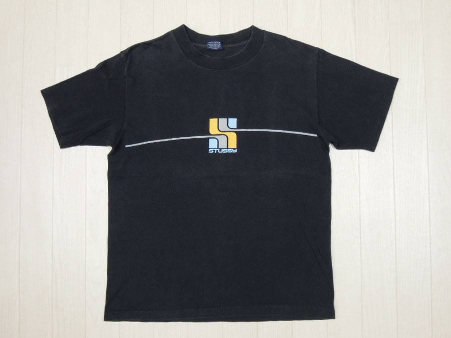 画像1: 〜00's stussy Tシャツ／USA製／S (1)