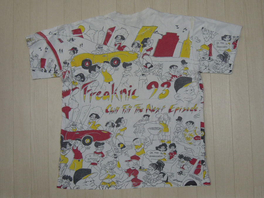 画像2: 90's IMPACT 総柄Tシャツ／Freaknic'93／XL (2)