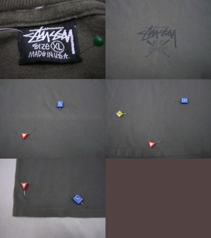 画像: 80's黒タグ stussy Tシャツ／XL