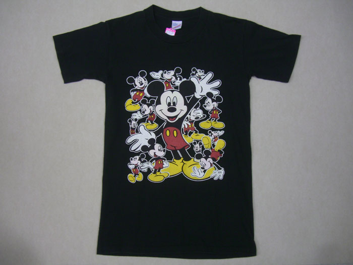 画像1: 80's〜ミッキーマウス Tシャツ／S (1)